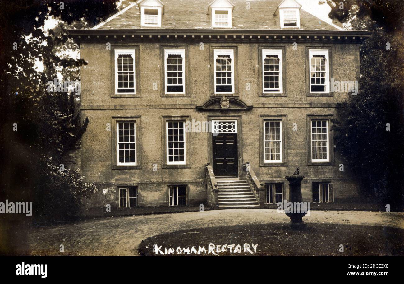 Kingham Rectory Oxfordshire - built in 1688 Stock Photo