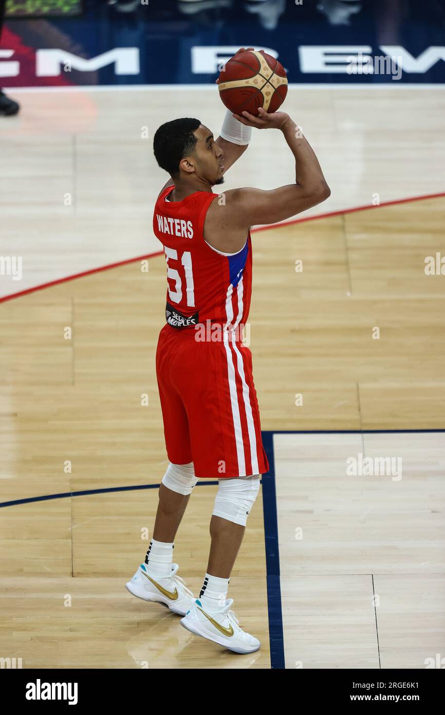 August 7, 2023 Puerto Rico guard Tremont Waters (51) shoots a free