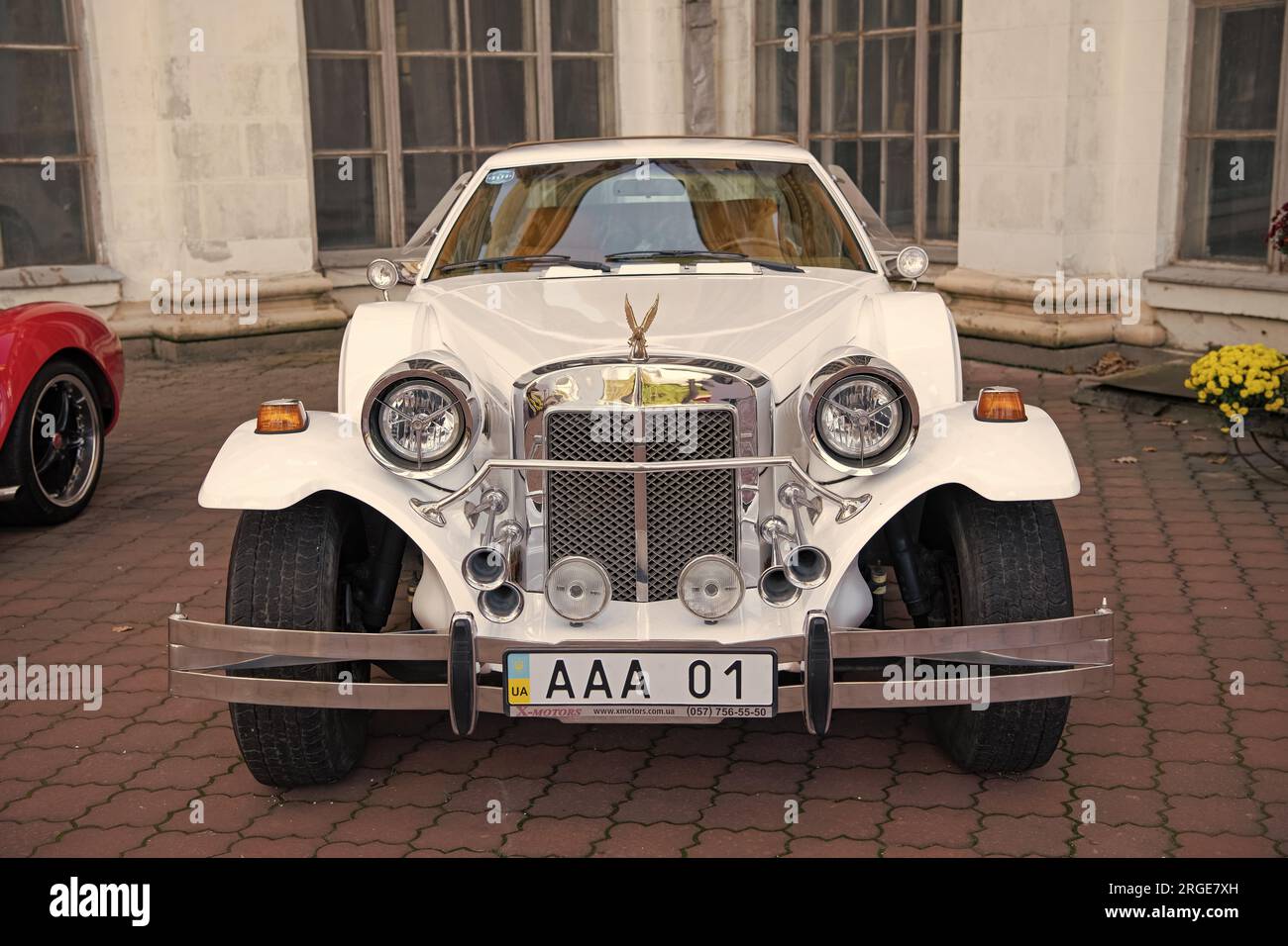 Kyiv, Ukraine - November 02, 2022: Zimmer Golden Spirit retro car, front view Stock Photo