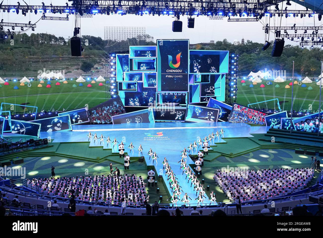 General view, AUGUST 8, 2023 Closing Ceremony during Chengdu 2021