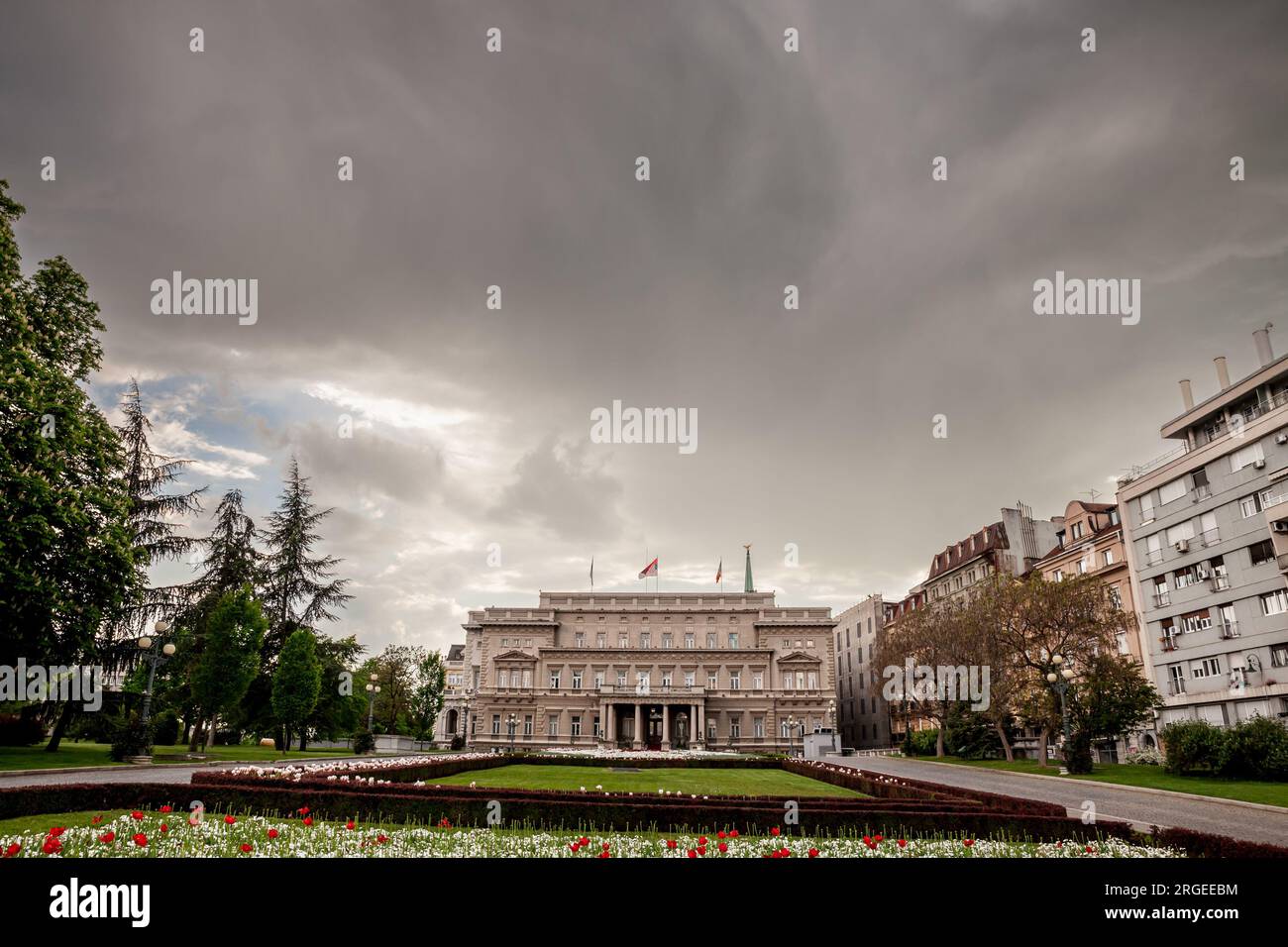 Picture of stari dvor, the old palace, the belgrade city hall, in ...