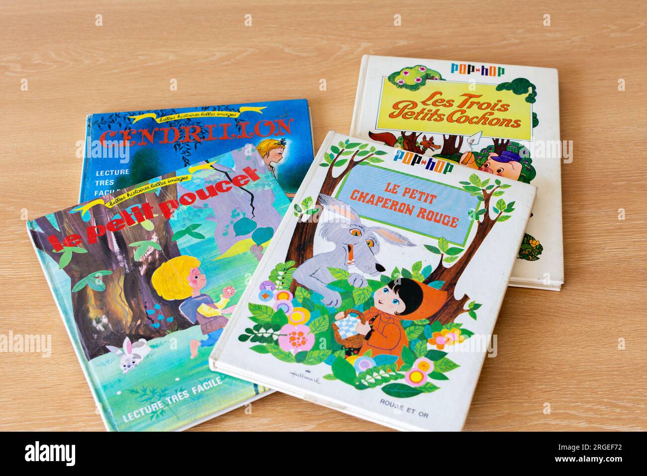 Children's books from the 70s in France Stock Photo Alamy