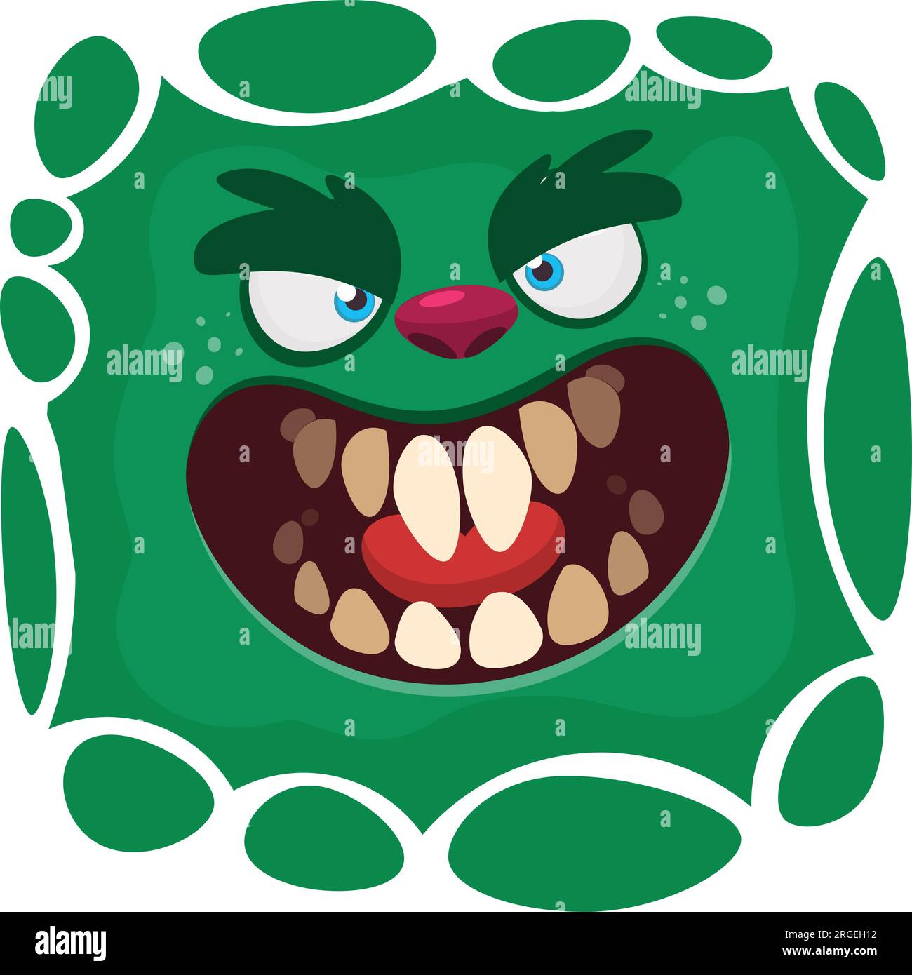 Creepy Troll Face Halloween, Scary Funny Face, Ghost Graphic art | Sticker