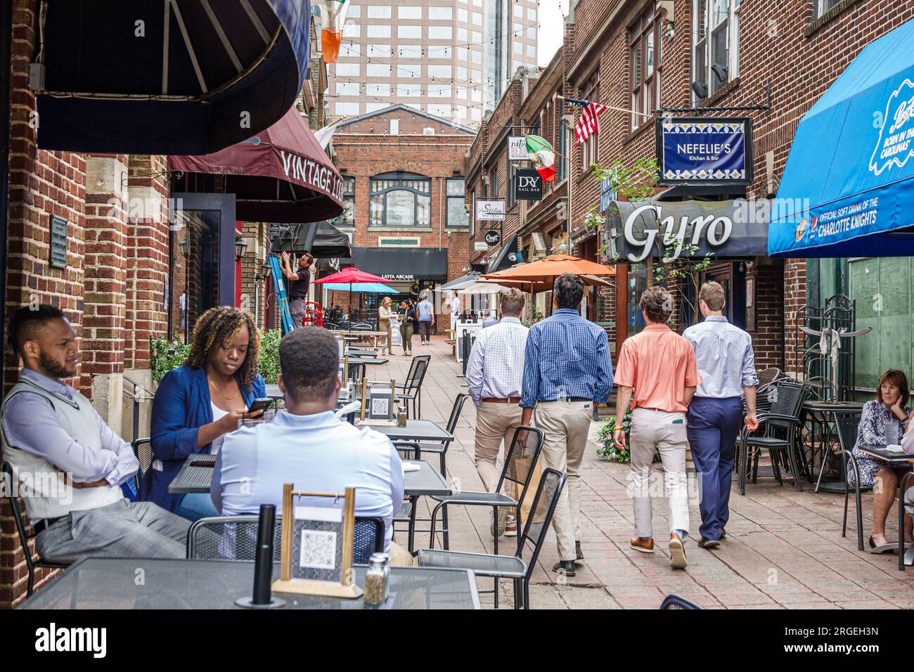 Charlotte North Carolina,South Tryon Street,Latta Arcade,Art deco