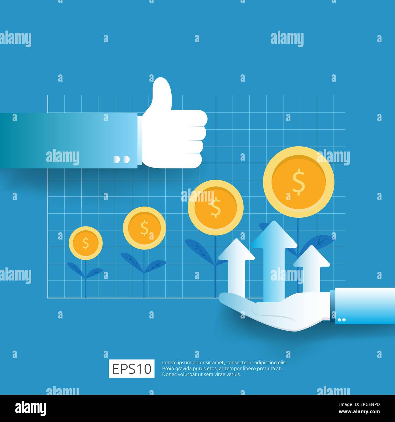 Return on equity vector vectors hi-res stock photography and images - Alamy