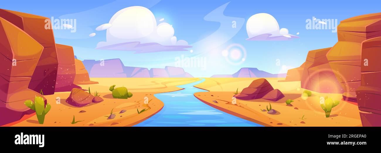 Cliff river yellowstone Stock Vector Images - Alamy