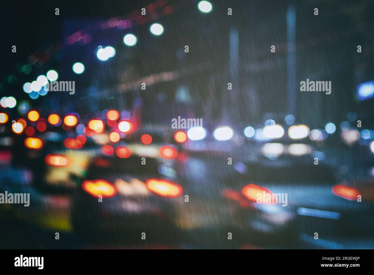 Rainy night aesthetic hi-res stock photography and images - Alamy