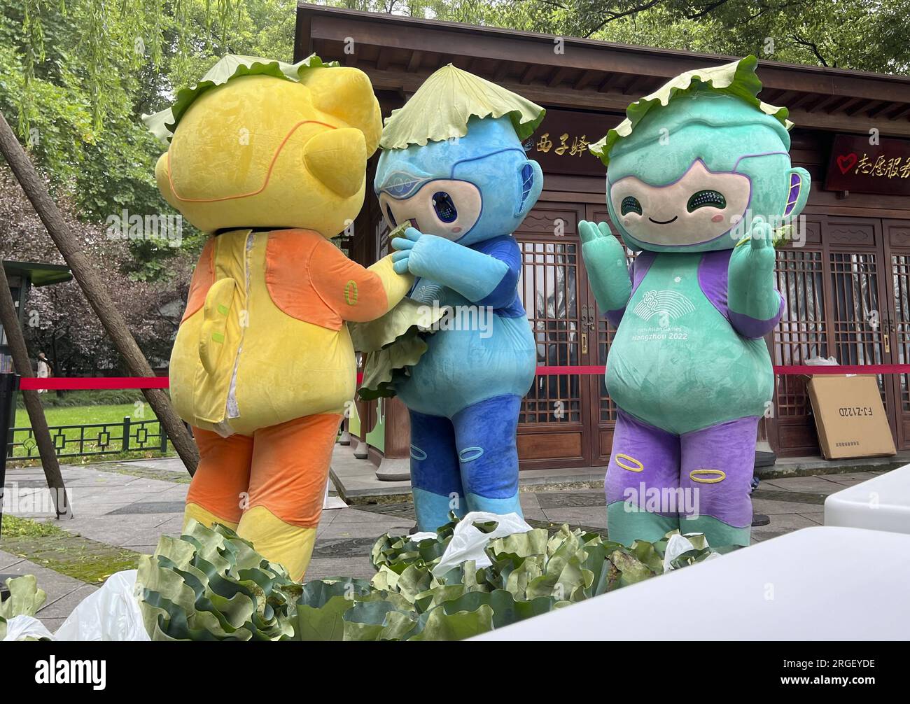 CHINESE MAINLAND, HONG KONG, MACAU AND TAIWAN OUT** The mascots of 