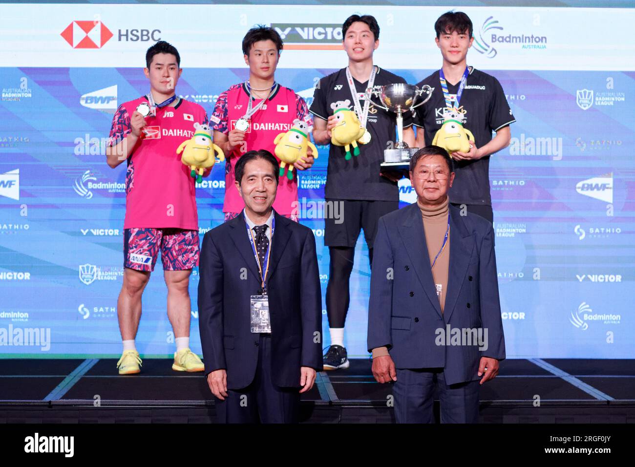 SATHIO CEO of Development, Paul Sathio (Front Row Left) poses with the