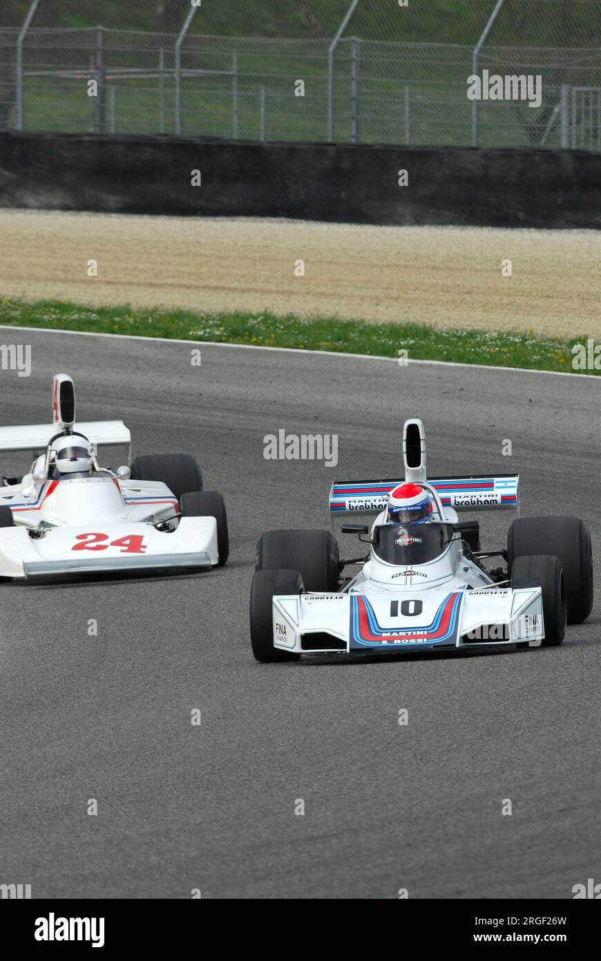 8 Carlos Pace in a Brabham Cosworth BT44B finished 5th in the Dutch GP  Zandvoort 22nd June 1975 Stock Photo - Alamy