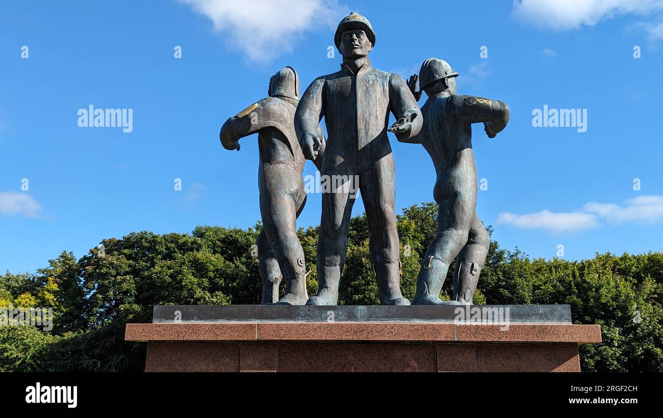 Piper Alpha Memorial, Aberdeen Stock Photo Alamy