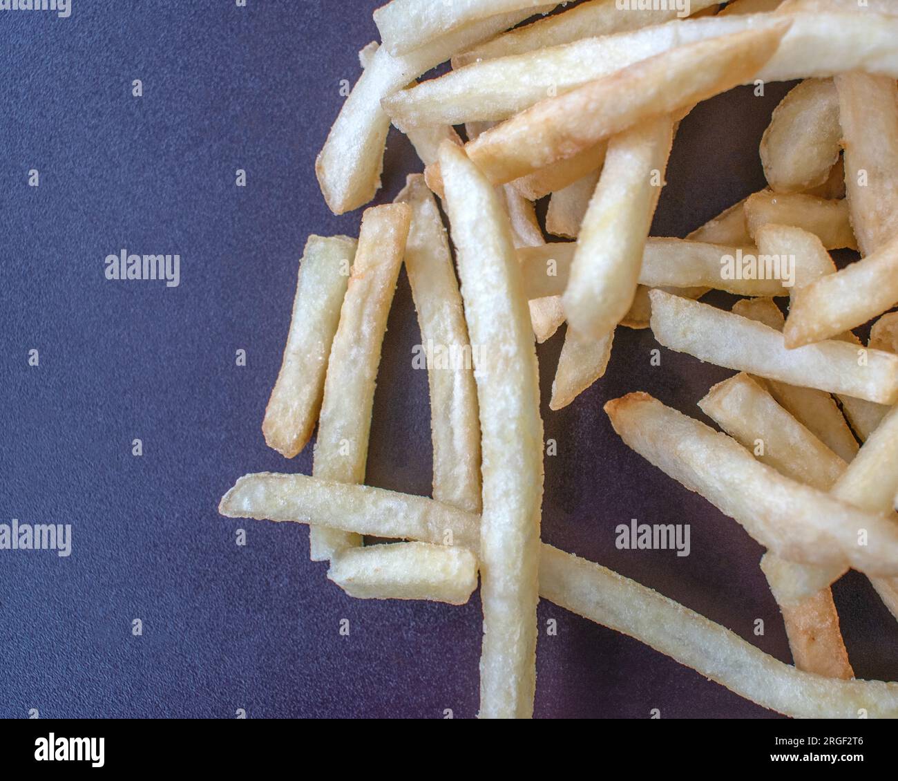 French Fries Closeup photograph showcasing freshly cooked and perfectly golden French fries