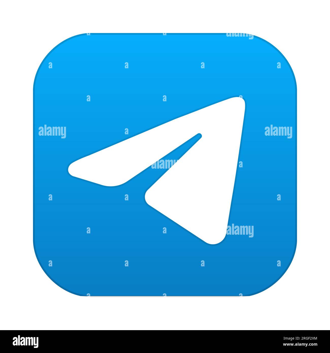 Telegram icon. Social media. Popular messenger app Stock Vector Image