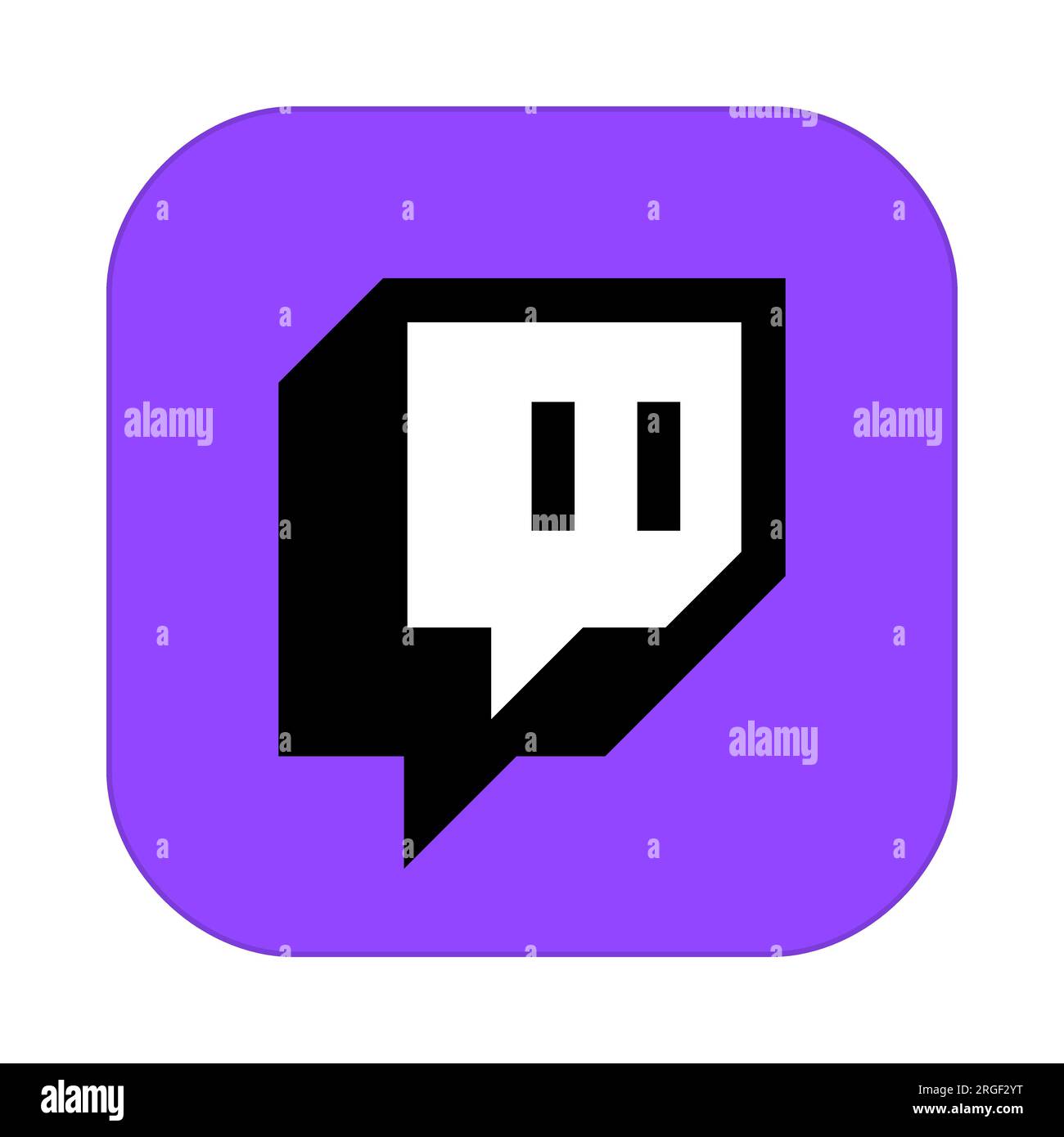 Twitch streaming app Stock Vector Images Alamy