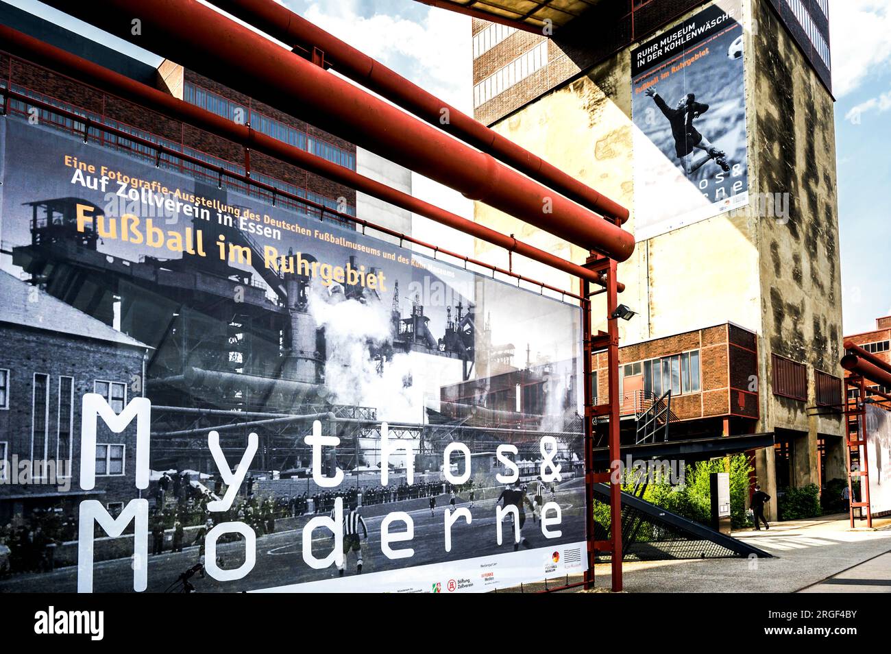 Zeche Zollverein (Essen, North Rhine Westphalia); Coal Mine, Industrial Complex Stock Photo