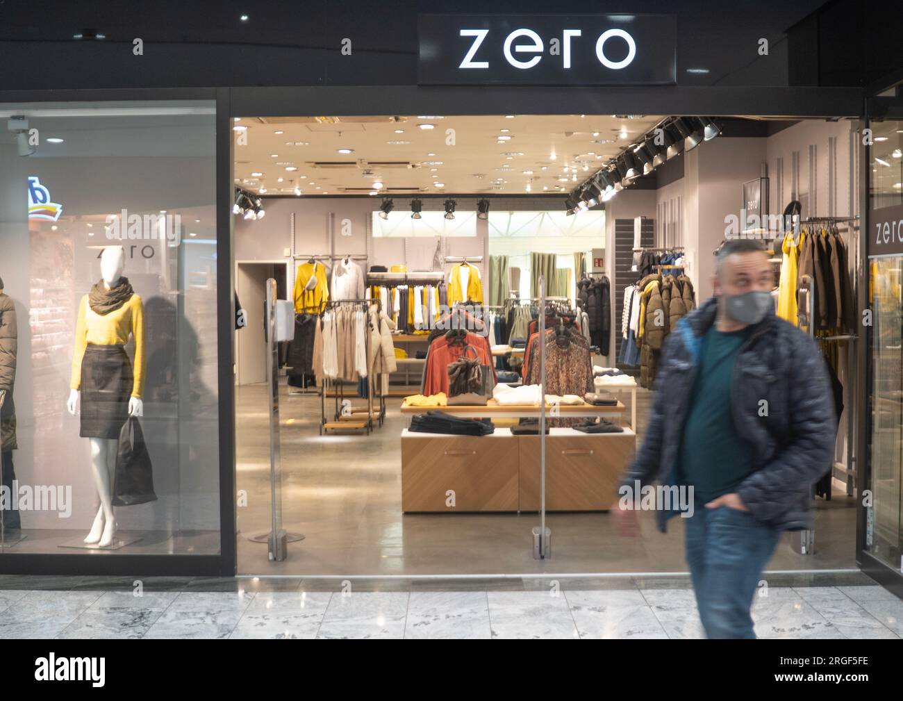 Zero shop at Stadion Center Mall near U Bahn Stadium station Stock ...