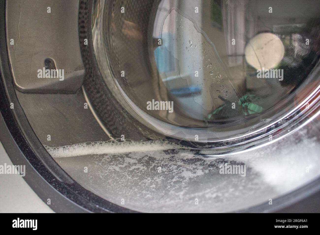 Laundromat Washing Machine A stock photo that captures the essence of