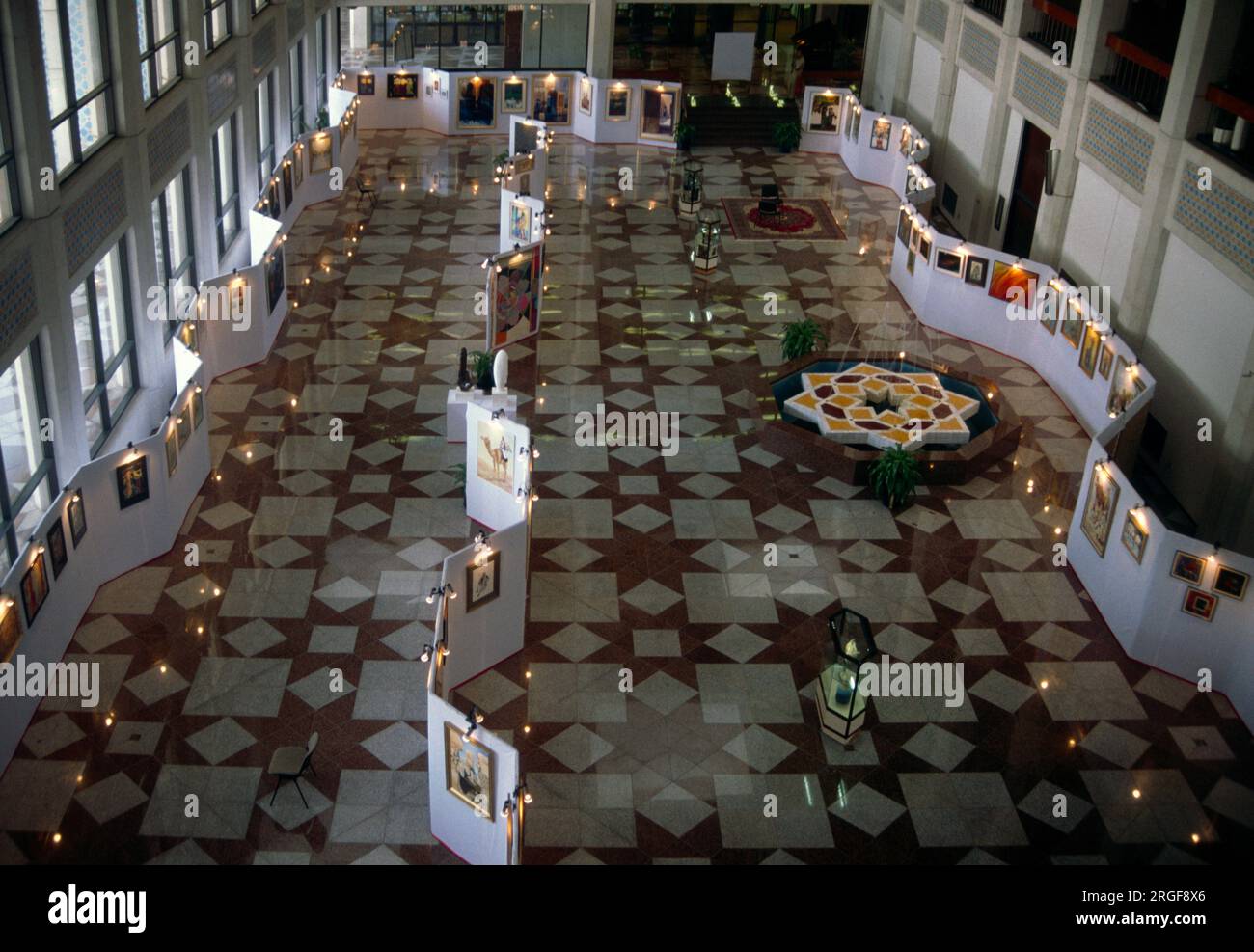 Art Exhibition Cultural Centre Abu Dhabi UAE Stock Photo Alamy