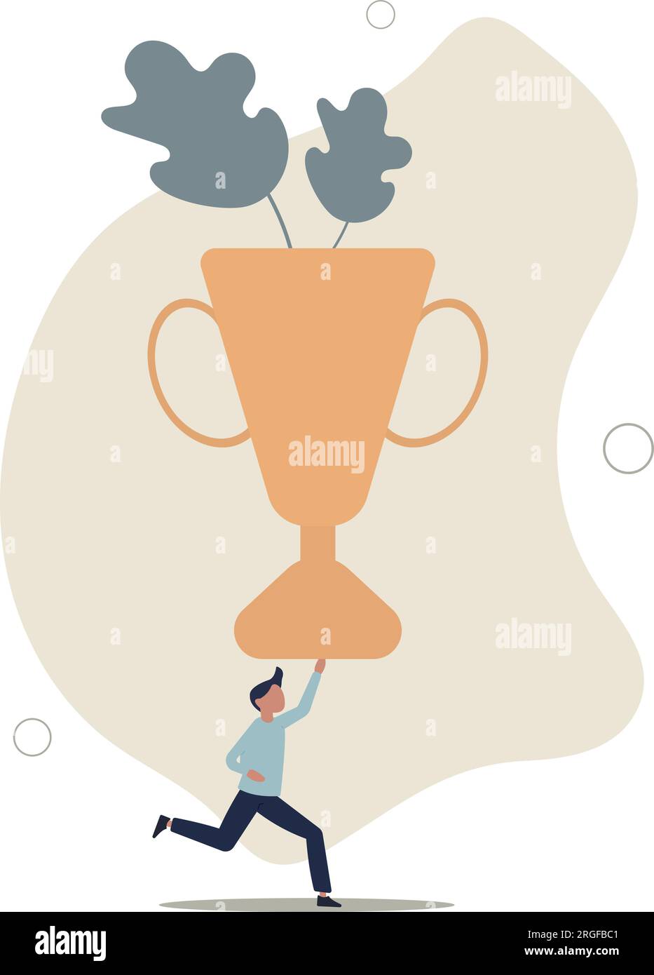 Big success or achievement, winning large business scale or challenge