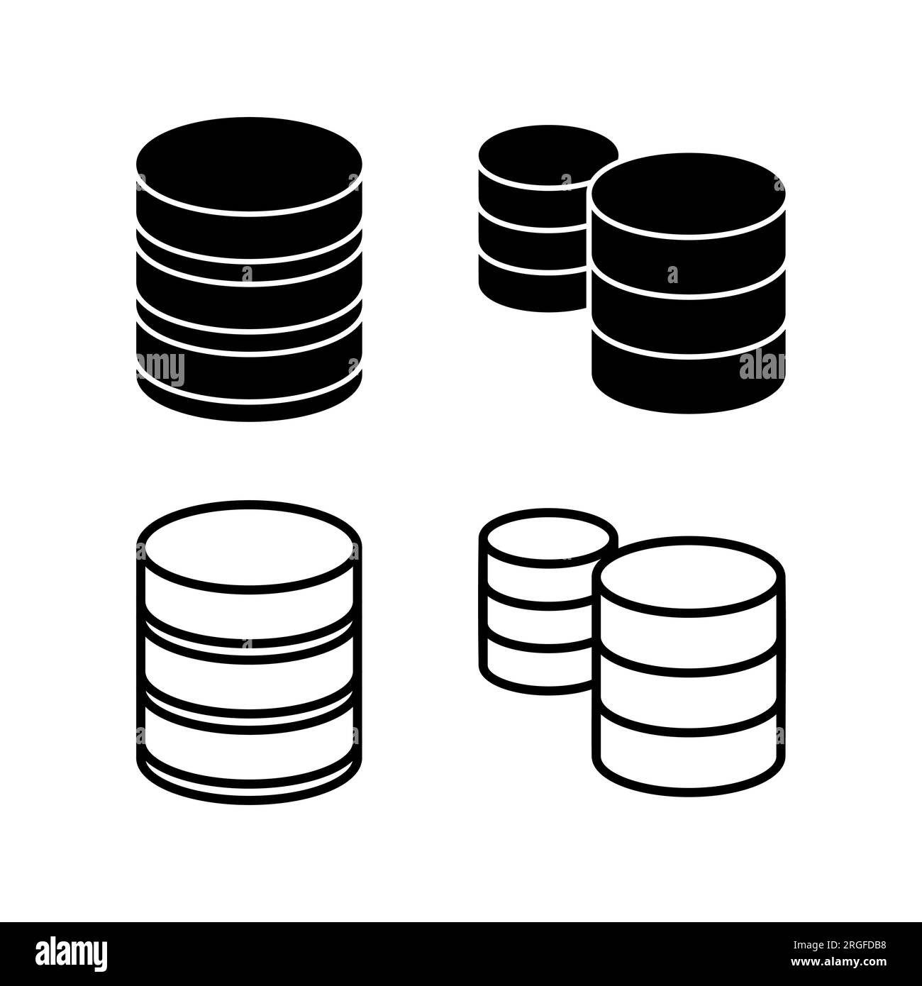 Database icon vector. server icon. storage Stock Vector Image & Art Alamy