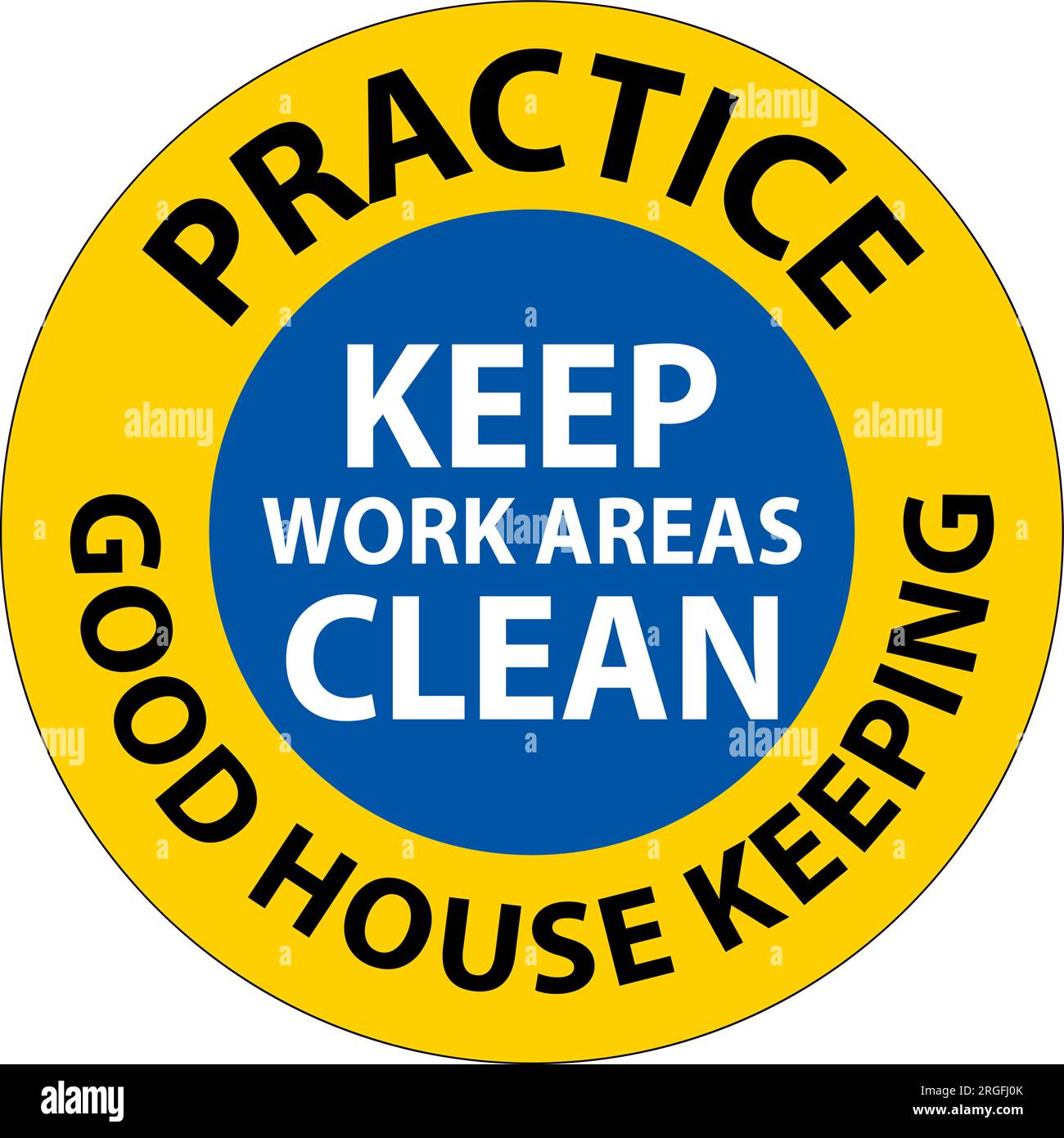 Floor Sign Practice Good Housekeeping Stock Vector Image & Art Alamy