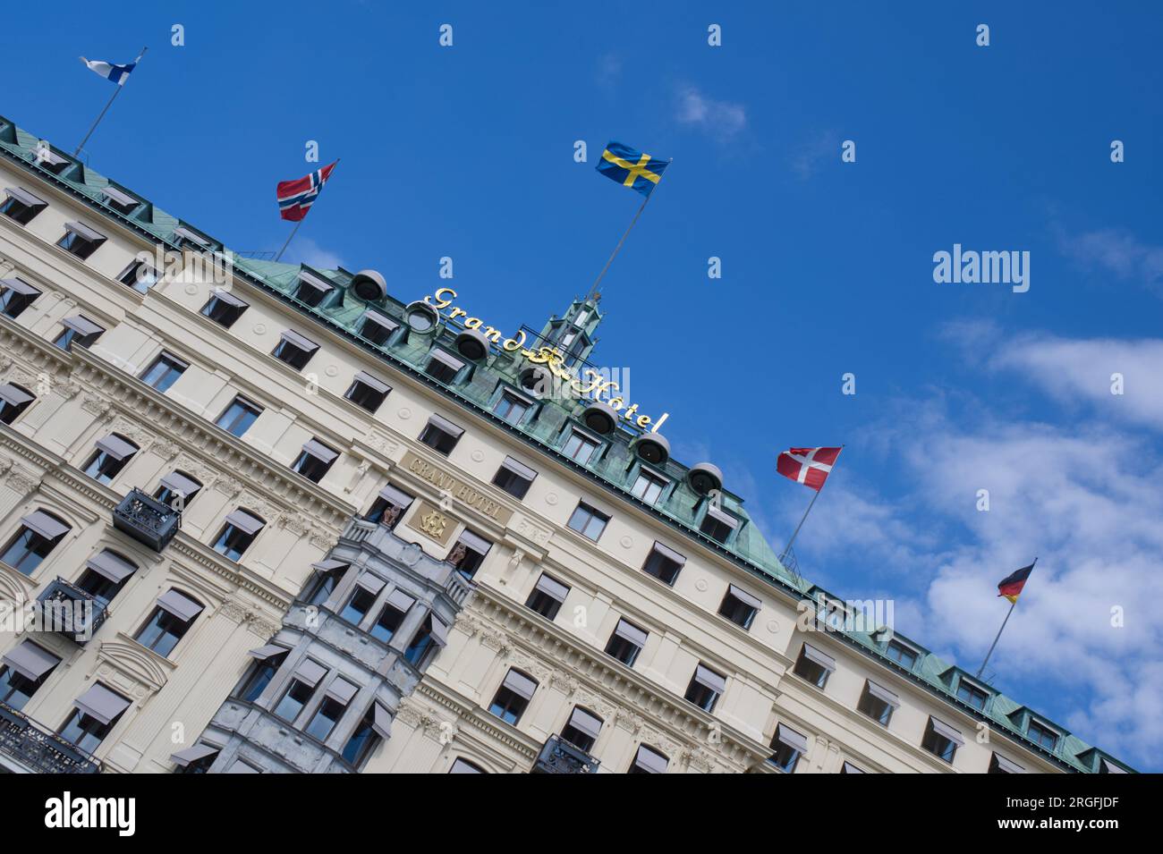 Grand Hotel, Stockholm, Sweden Stock Photo