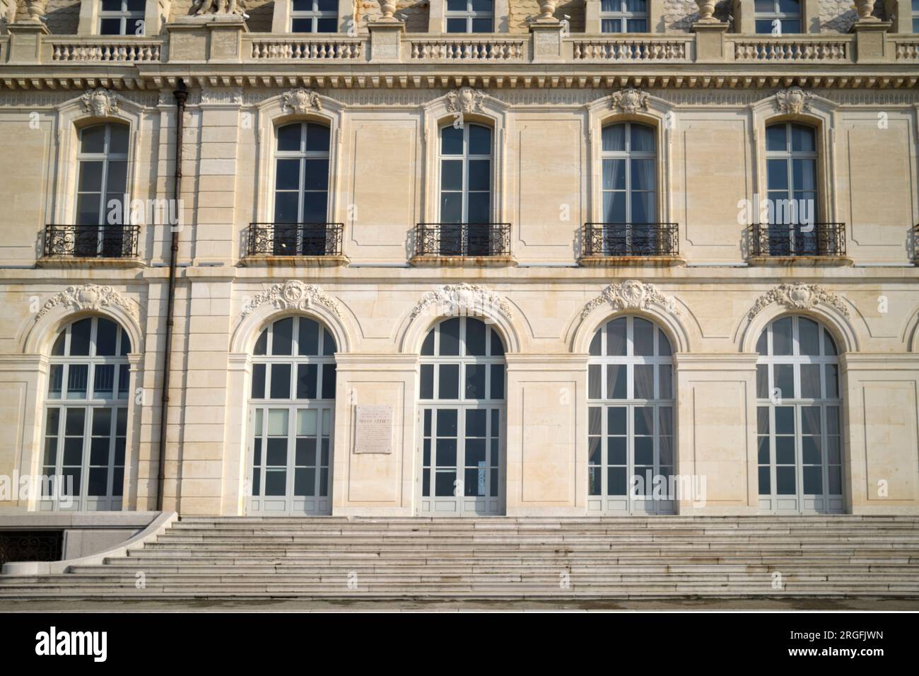 Palais du Pharo Marseille France Stock Photo