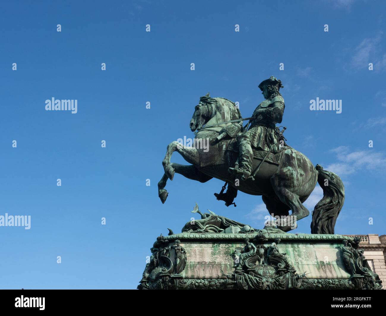 Statue of Archduke Karl of Austria, Duke of Teschen Stock Photo Alamy
