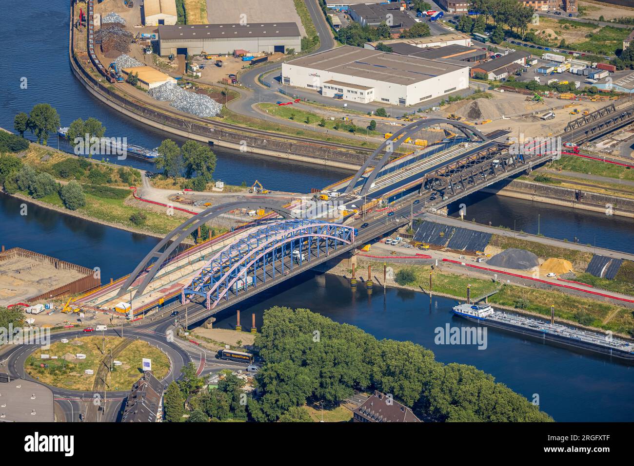 Ruhrort Brcke Gesperrt