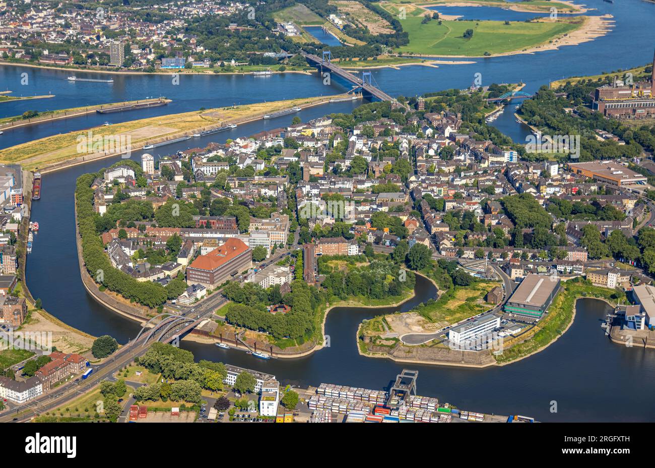 Ruhrort Brcke Gesperrt