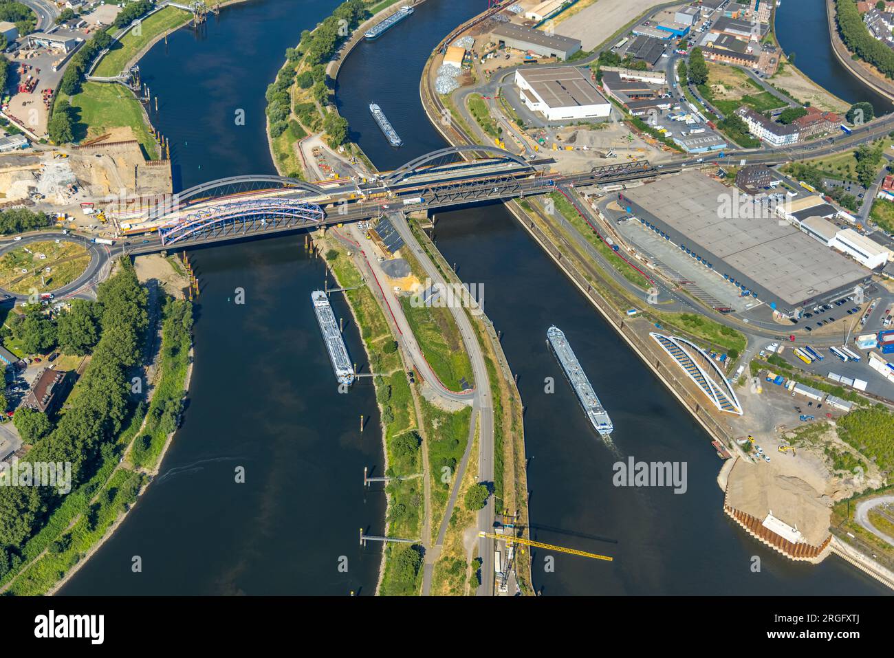 Ruhrort Brcke Gesperrt