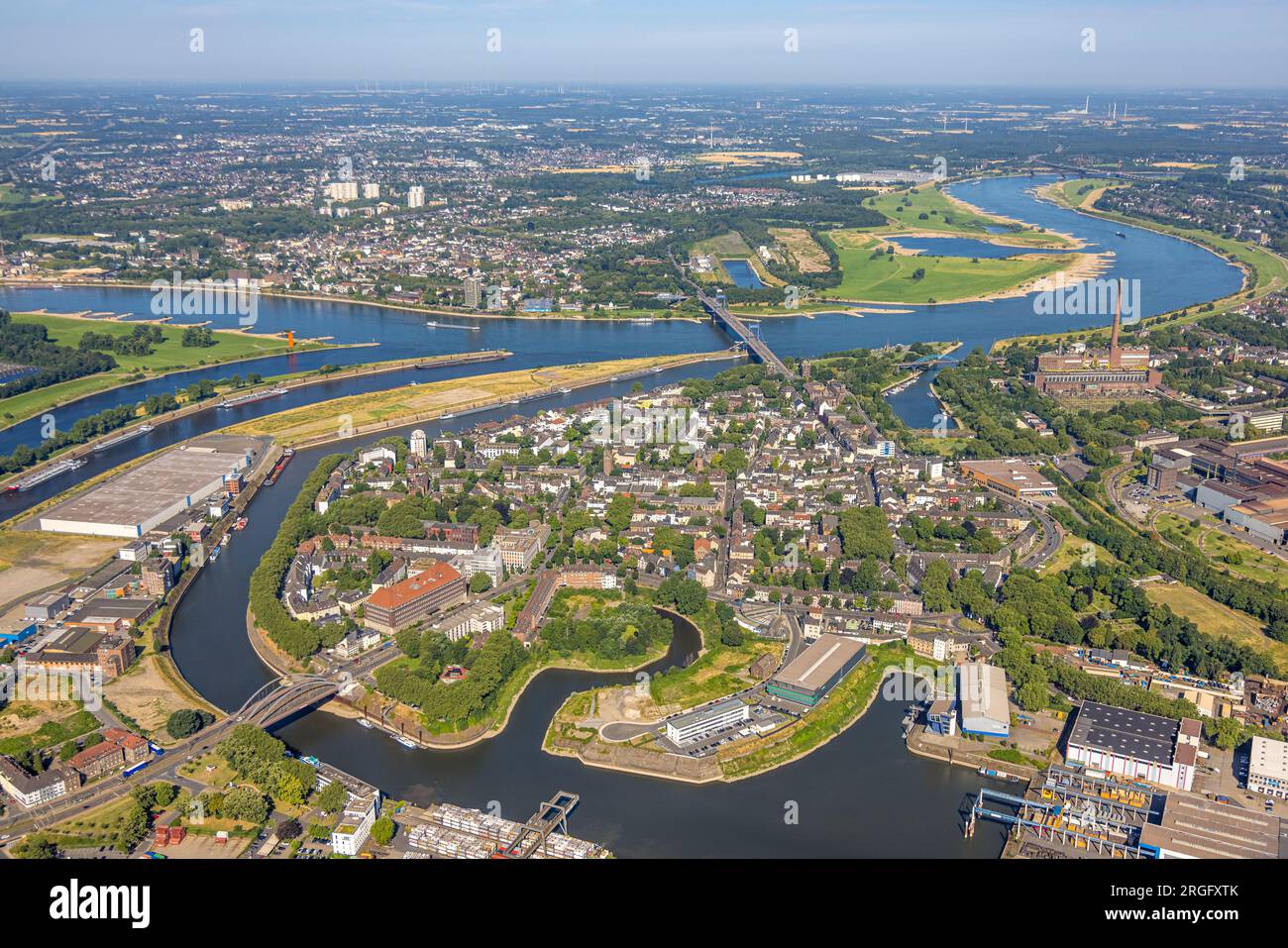 Ruhrort Brcke Gesperrt