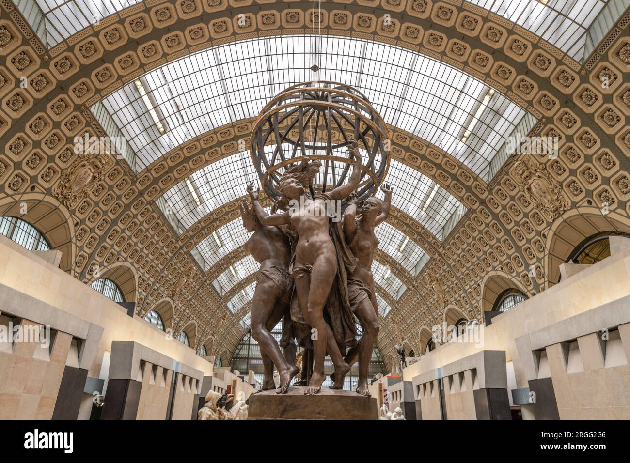 PARIS, FRANCE APRIL 15, 2023 JeanBaptiste Carpeaux, The Four Parts