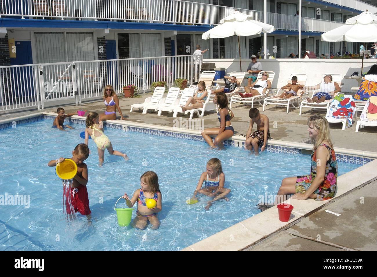 Ocean View Motel, Wildwood, New Jersey (Old Admiral Motel Stock Photo - Alamy