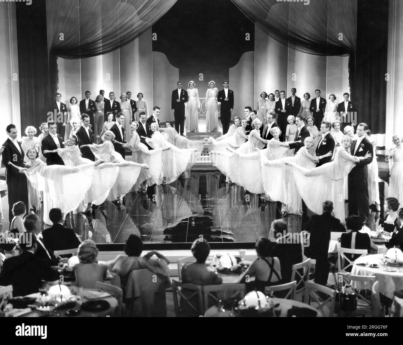 Large Stage Production, on-set of the Film, 'Strike Me Pink', United Artists, 1936 Stock Photo