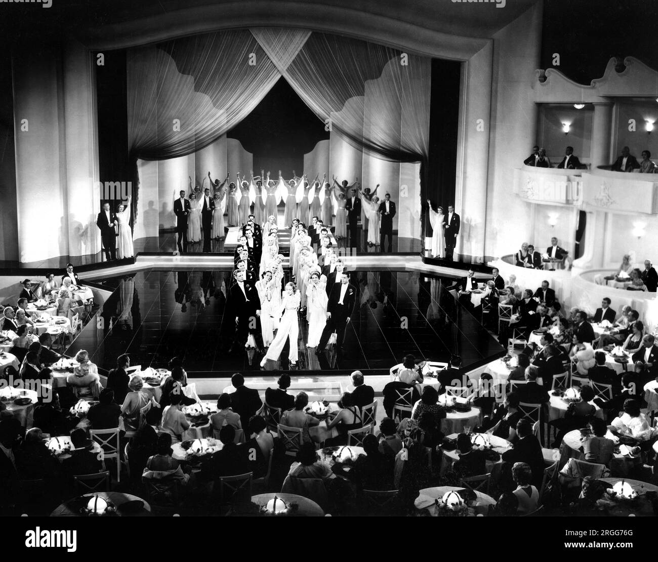 Large Stage Production, on-set of the Film, 'Strike Me Pink', United Artists, 1936 Stock Photo