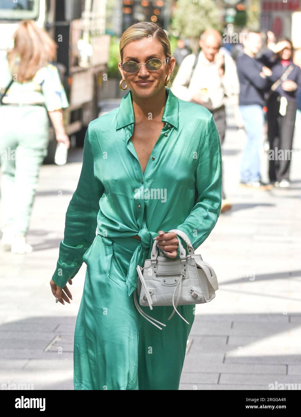 London, UK. 09th Aug, 2023. Ashley Roberts seen at Global Radio Studios in London. (Photo by James Warren/SOPA Images/Sipa USA) Credit: Sipa USA/Alamy Live News Stock Photo