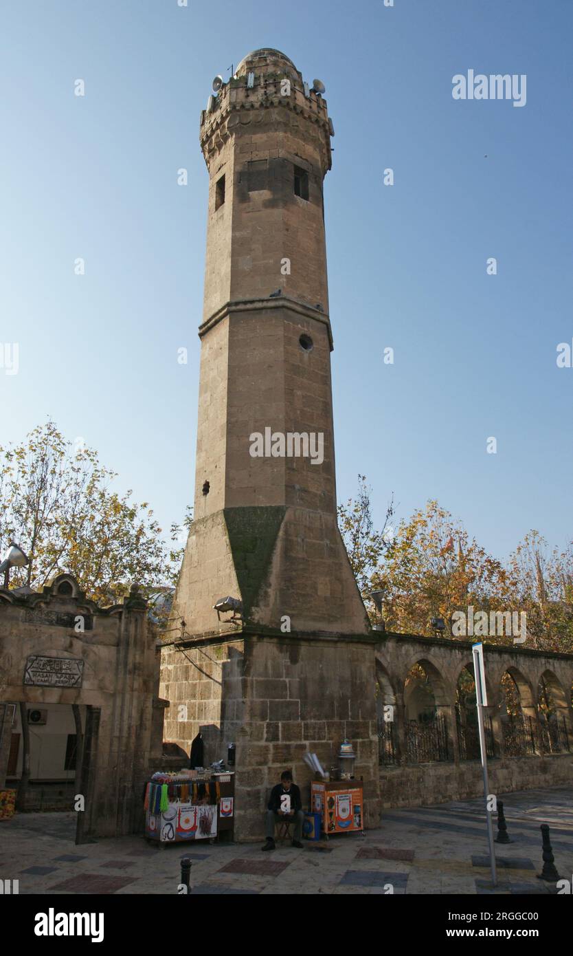 Hasan Pasha Mosque, located in Sanliurfa, Turkey, was built in the 15th century. Stock Photo