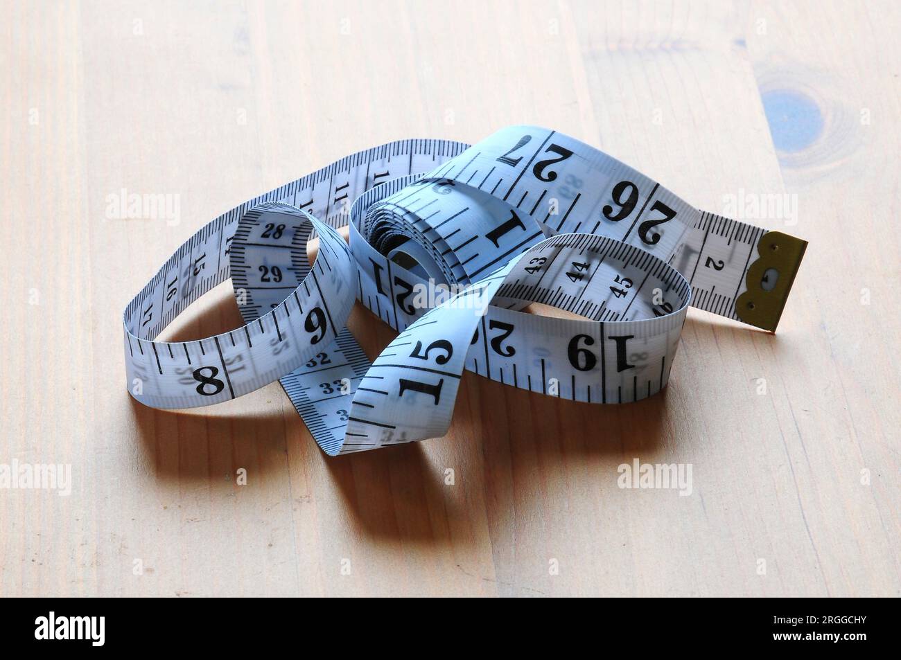 Nylon tape measure for sewing projects Stock Photo Alamy
