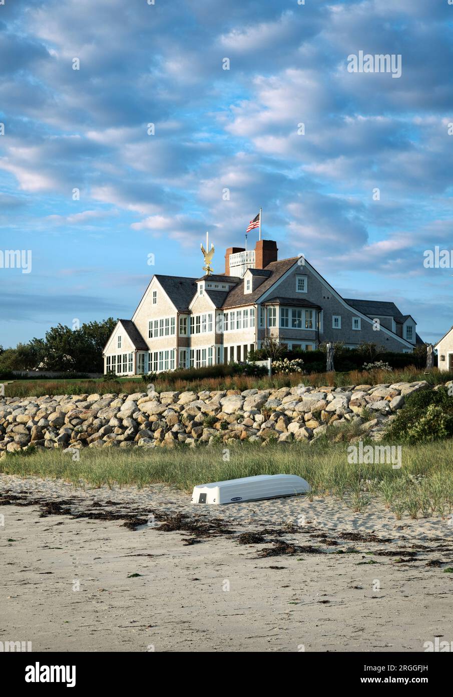 Riptide, an iconic waterfront home in Chatham Stock Photo Alamy