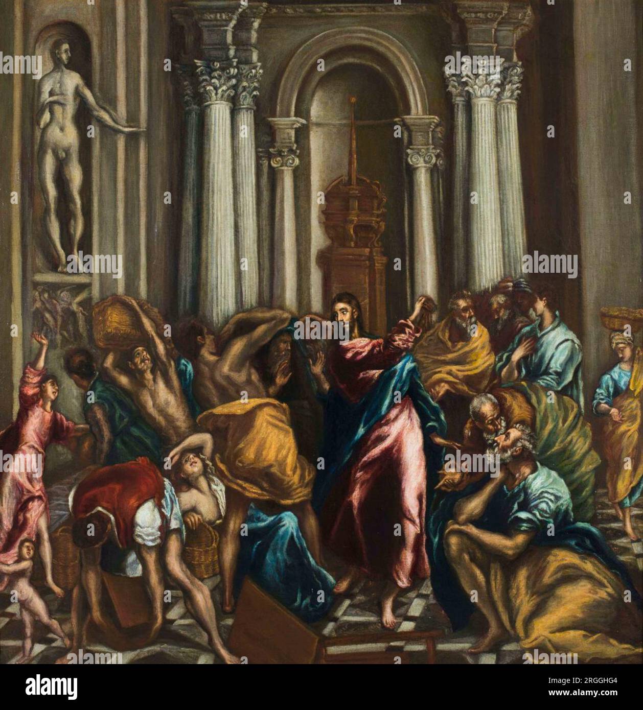 El Greco Christ Driving The Money Changers From The Temple El Greco Christ Driving The Money Changers From The Temple