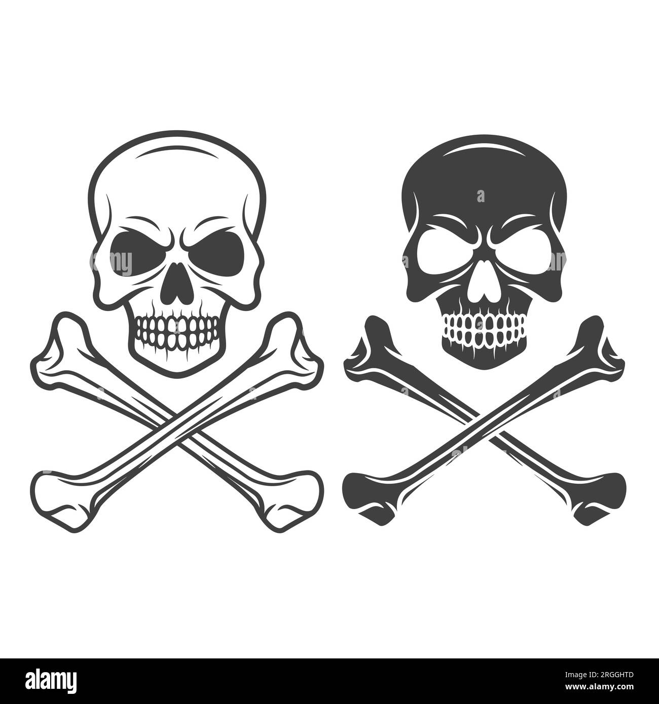 Pixel skull Black and White Stock Photos & Images - Alamy