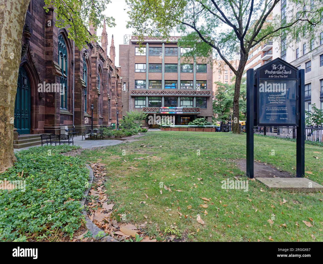 Greenwich Village Brick First Presbyterian Church House colors