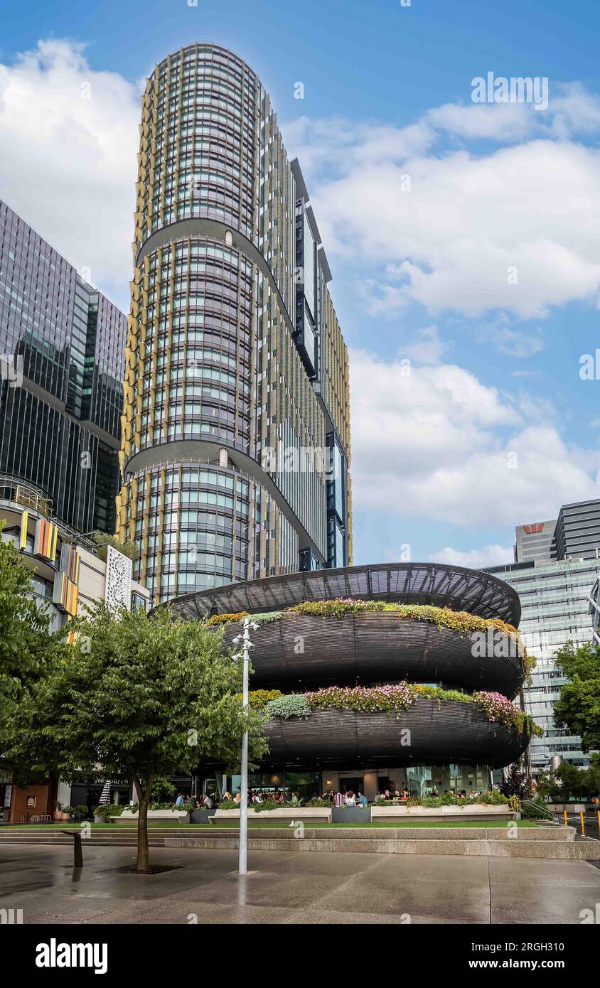 Barangaroo House restaurant designed like a hive on 3 levels with
