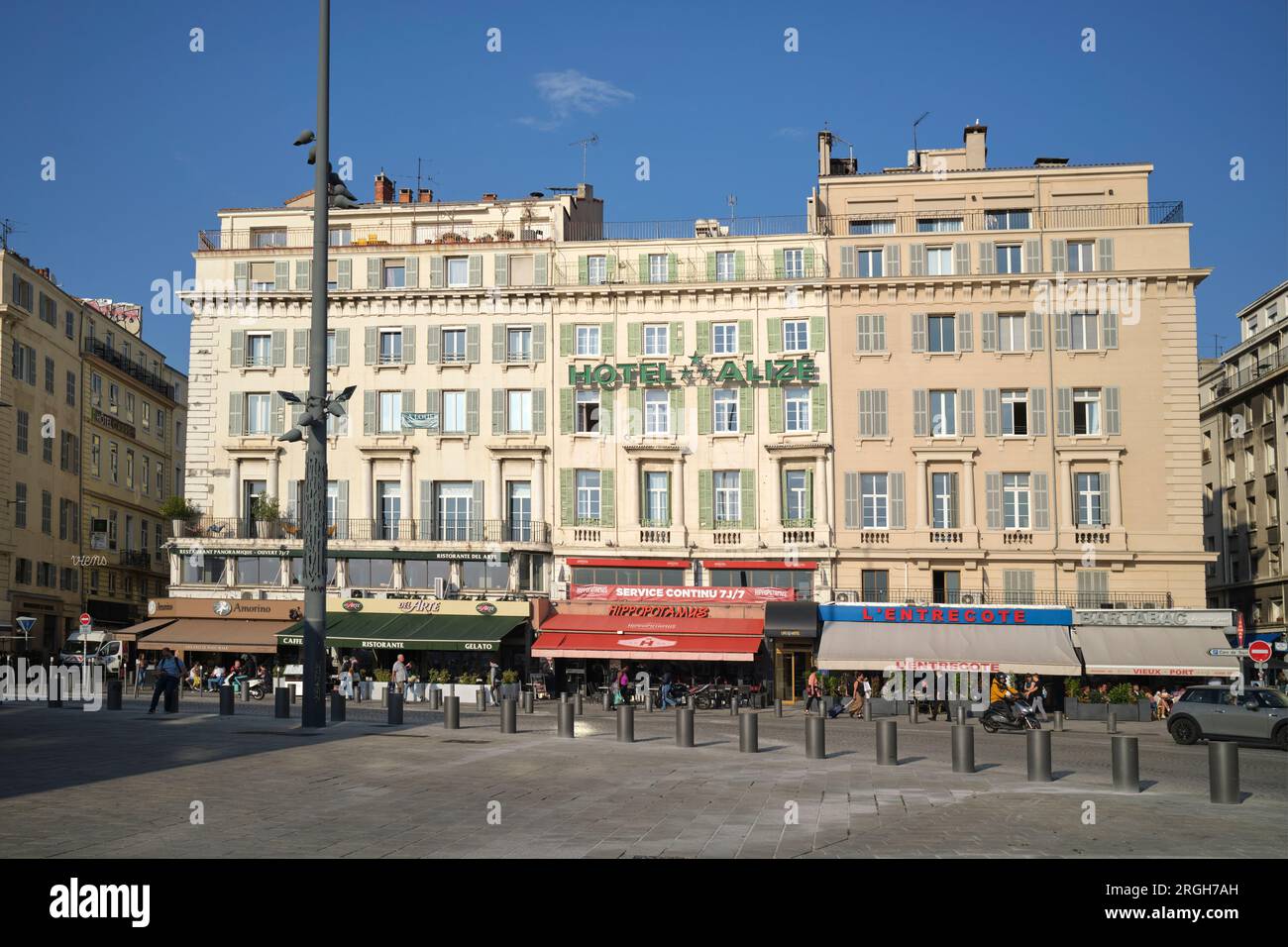 Hotel Alize Old Port Marseille France Stock Photo