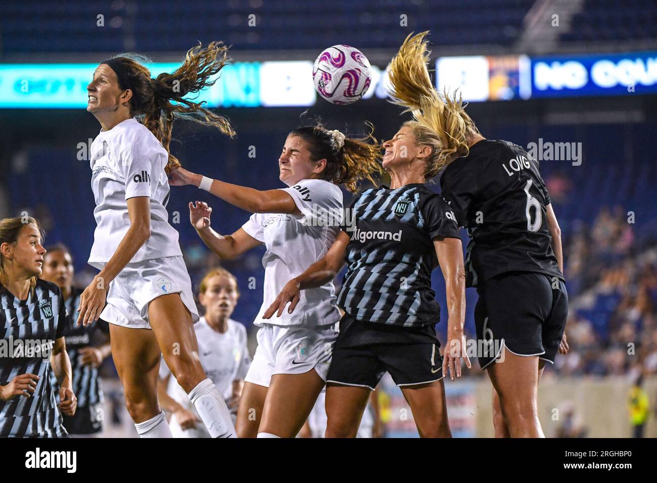 HARRISON, NJ - JULY 02 : Abby Smith #4 of NJ/NY Gotham FC makes a