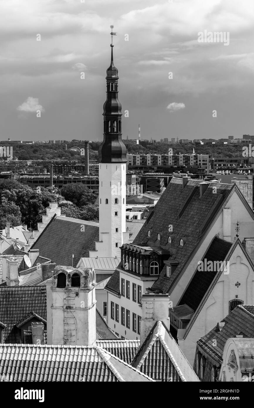 Patkuli view point, Old Town, Tallinn, Estonia Stock Photo