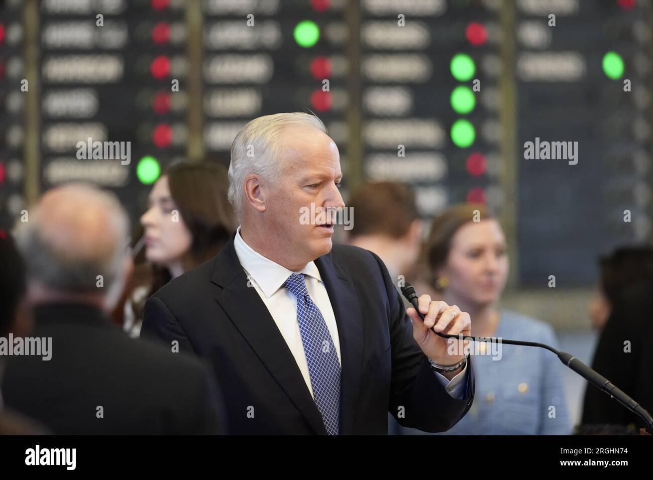 State Rep. JAMES FRANK, (R-Wichita Falls) in action at the Texas House session on May 19, 2023 about two weeks before the end of the 88th regular session. ©Bob Daemmrich Stock Photo