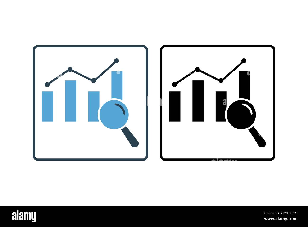 Inspection Icon. Icon related to survey. solid icon style. Simple vector design editable Stock Vector