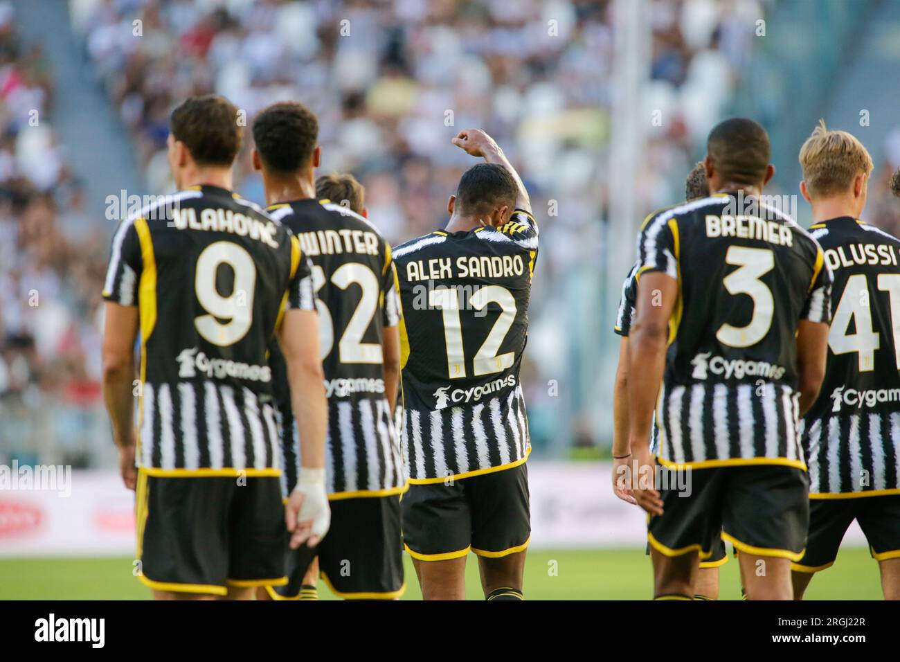 Juventus U23 celebrates after scoring his side's first goal of the match  Stock Photo - Alamy